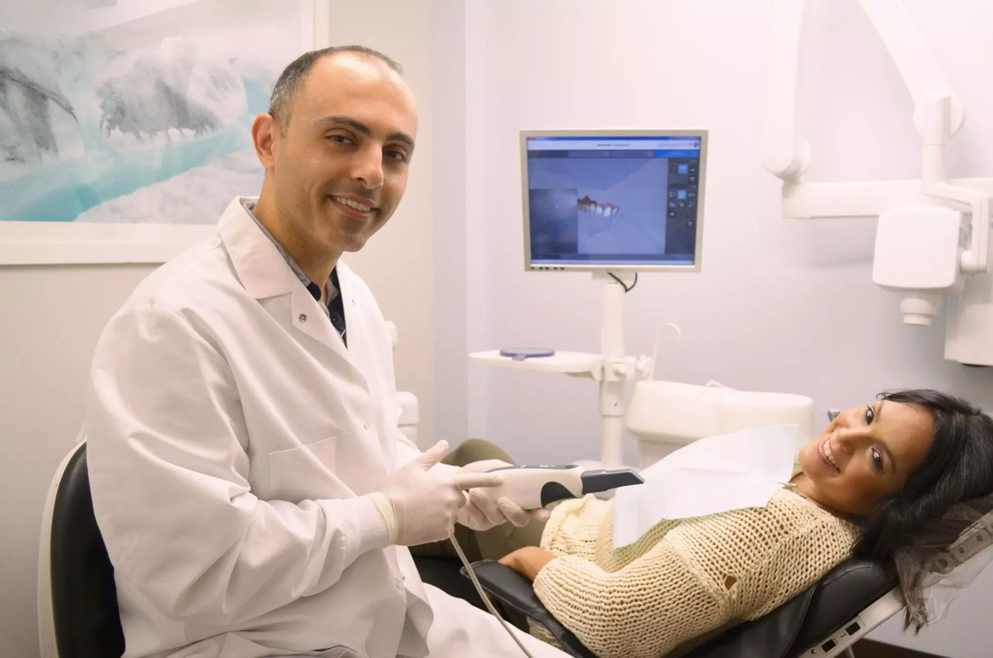 One of the best NYC dentists treating a patient